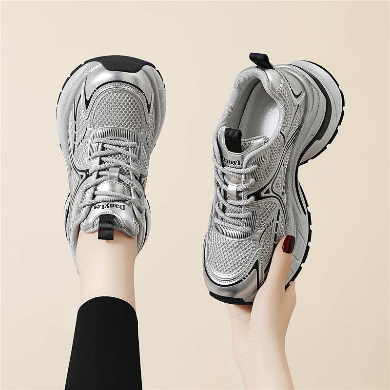 Damen Sportliche Sneakers mit atmungsaktivem Obermaterial und stützender Sohle R&B