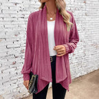 Damen gemütliche Strickjacke R&B