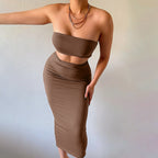 Damen Bandeau Oberteil R&B