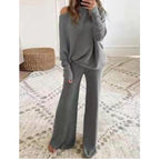 Damen Kuscheliges Lounge-Set mit weitem Schnitt und Off-Shoulder-Design R&B