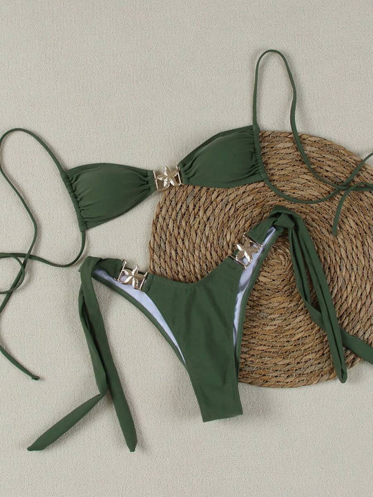 Damen Bikini-Set mit eleganten Schnallen R&B