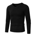 Herren V-Ausschnitt Pullover aus hochwertiger Baumwolle R&B