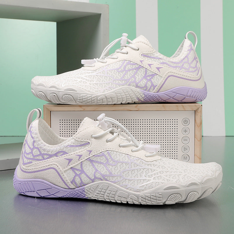 Damen Sportschuhe mit atmungsaktiven Mesh-Obermaterial für aktiven Lensstil