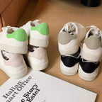 Damen Sportliche Sneaker mit atmungsaktiver Oberflächenstruktur und gepolsterter Sohle