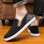 Damen modische Stoffslipper mit elegantem Stickmuster R&B