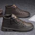 Herren modische High-Top Sneakers mit praktischer seitlicher Reißverschlussöffnung und Hochleistungssohle R&B