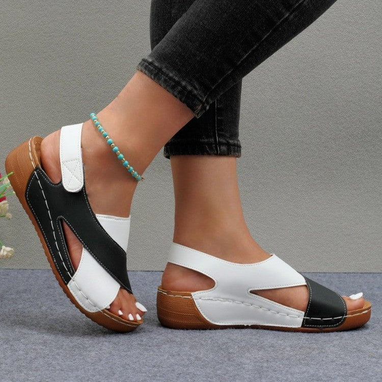 Damen Komfortable und stylische Sandalen mit Tragekomfort und modischen Ausschnitten R&B