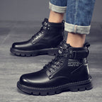 Damen Modische hohe Stiefel mit rutschfester Sohle und strapazierfähigem Obermaterial