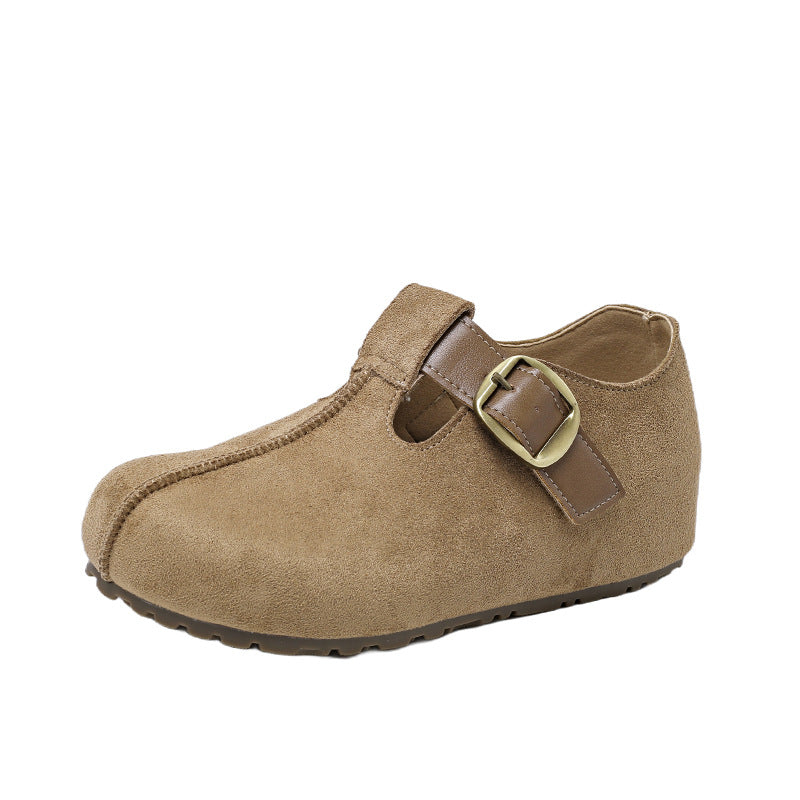 Damen bequeme Clogs mit verstellbarer Schnalle und weichem Obermaterial R&B