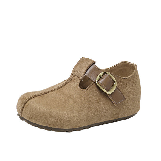 Damen bequeme Clogs mit verstellbarer Schnalle und weichem Obermaterial R&B