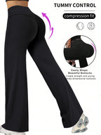 Damen Kompressionshose mit hoher Taille und Tummy Control R&B
