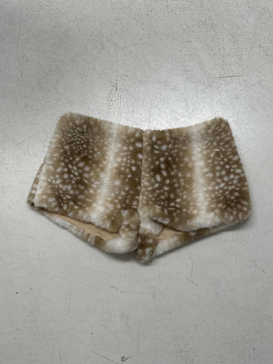 Damen Kunstfell-Shorts R&B