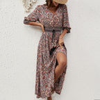 Damen Maxikleid mit Boho-Muster R&B