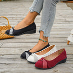 Damen Wedge-Ballerinas mit funkelnden Applikationen und komfortablem Fußbett R&B