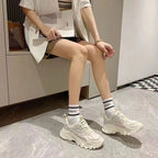 Damen Komfortable Sneaker mit rutschfester Gummisohle und atmungsaktivem Obermaterial R&B