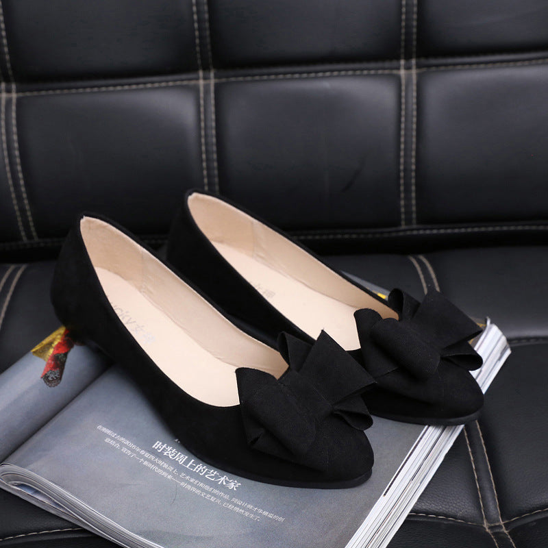Damen Ballerina mit dekorativen Schleifenapplikationen und bequemer Passform R&B