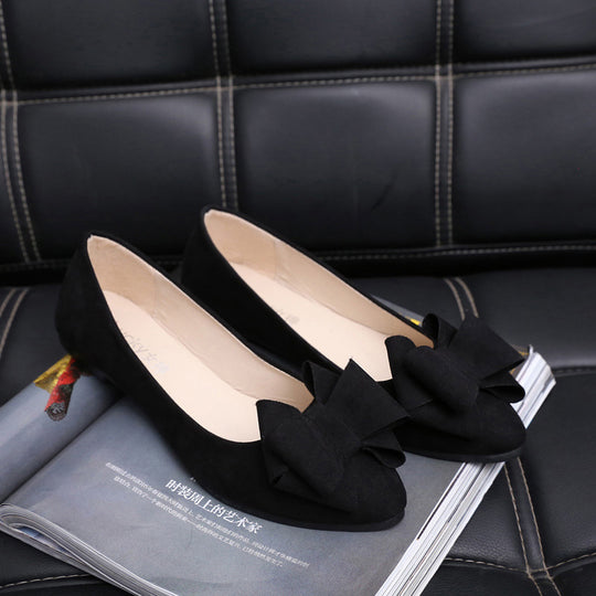 Damen Ballerina mit dekorativen Schleifenapplikationen und bequemer Passform R&B