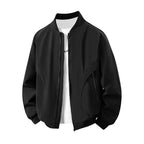 Damen lässige Freizeitschnittjacke mit seitlichen Reißverschlusstaschen und steigendem Kragen