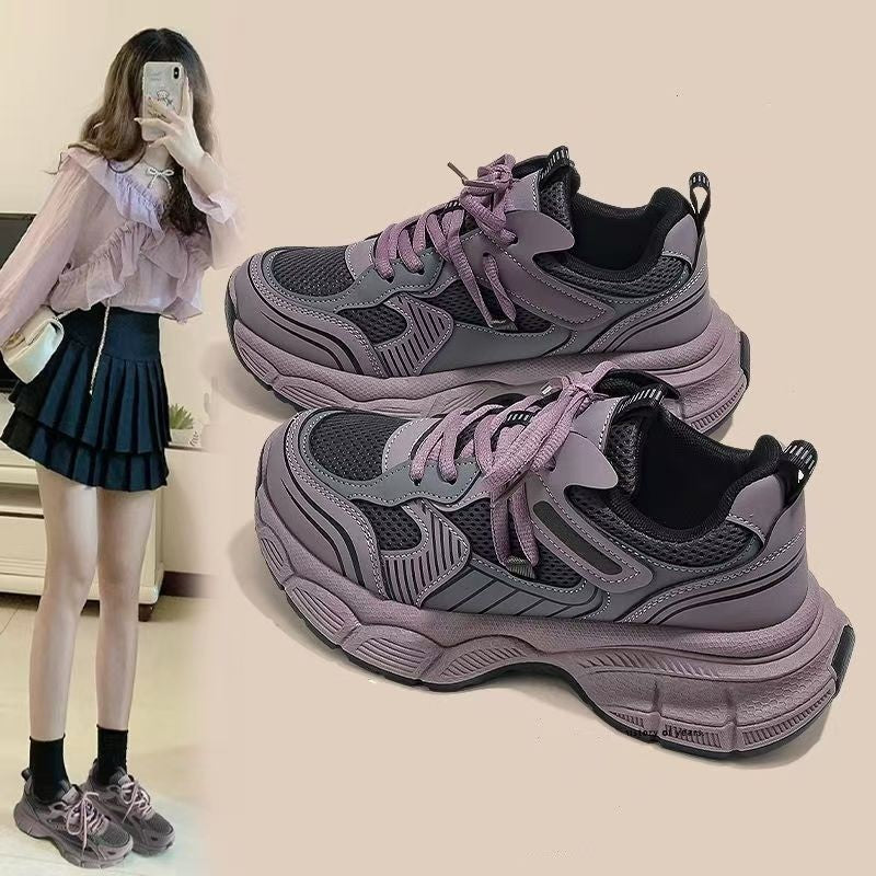 Damen Sportliche Mesh-Sneaker mit ergonomischer Sohle und modischen Akzenten R&B