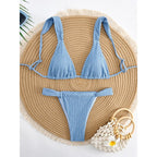 Damen Triangel-Bikini mit verstellbaren Trägern R&B