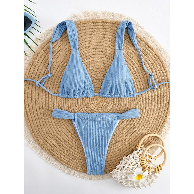 Damen Triangel-Bikini mit verstellbaren Trägern R&B