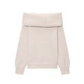 Damen Elegante Strickpullover mit überschnittenen Schultern R&B
