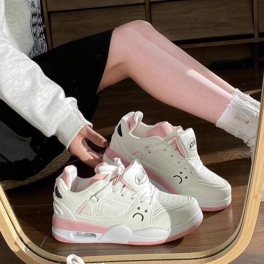 Damen Sportliche Sneaker mit atmungsaktiver Mesh-Oberfläche und integrierter Dämpfung R&B