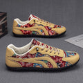 Damen Modische Sneakers mit Ethno-Muster und komfortablem Fußbett