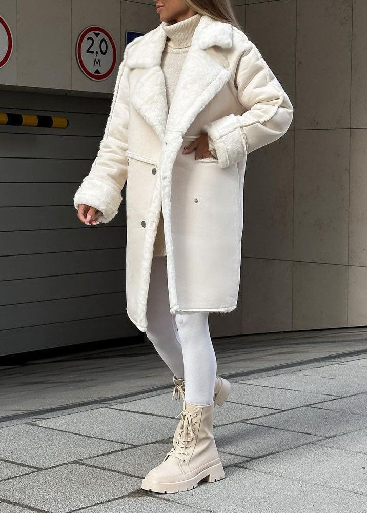 R&B | Fleece Futter Wildledermantel