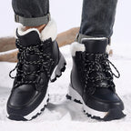 Damen Hohe Winterstiefel mit rutschfester Sohle und kuscheligem Futter