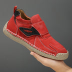 Herren Bequeme und modische Freizeitschuhe mit Klettverschluss R&B