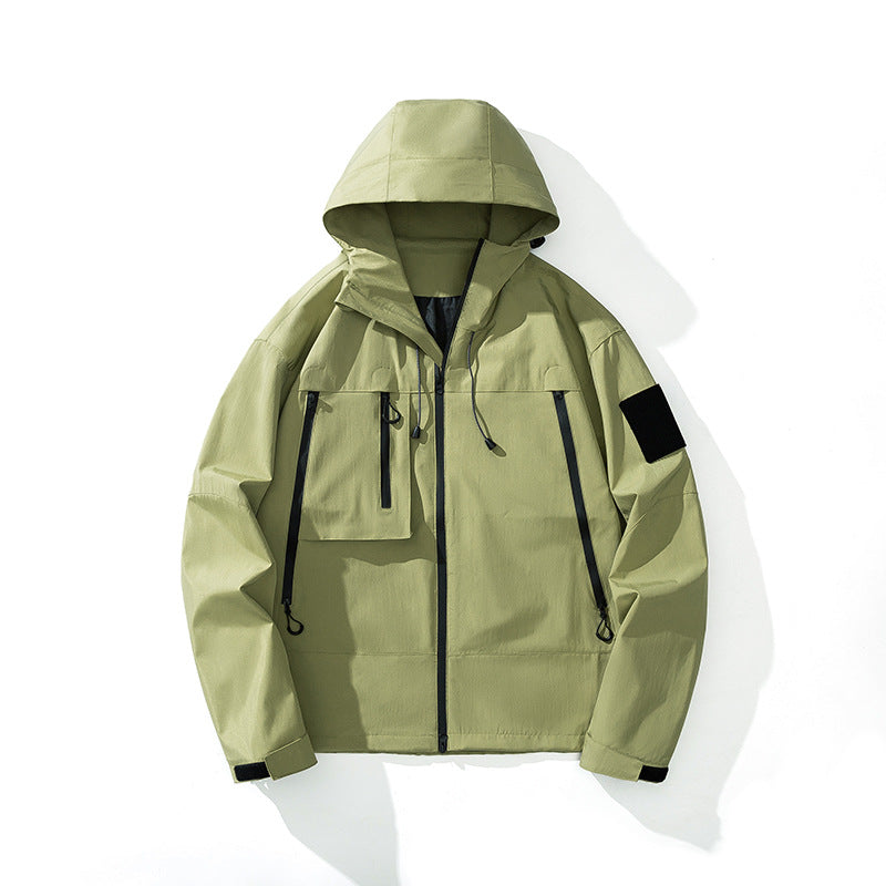 Herren technische Multifunktionsjacke mit praktischen Taschen R&B