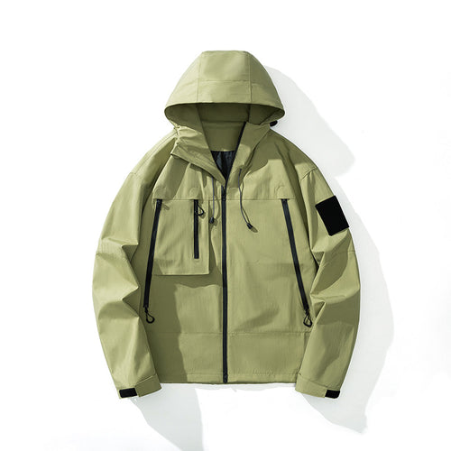 Herren technische Multifunktionsjacke mit praktischen Taschen R&B