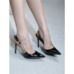 Damen spitze Slingback-Pumps mit elegantem Riemendesign R&B
