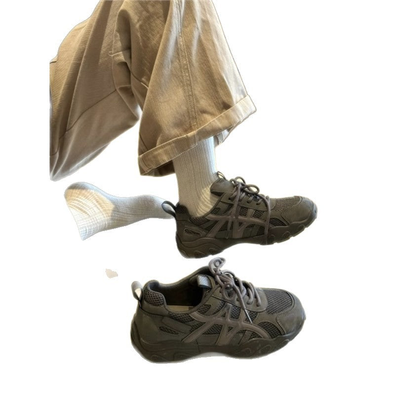 Damen sportliche Sneaker mit atmungsaktiver Mesh-Oberfläche R&B