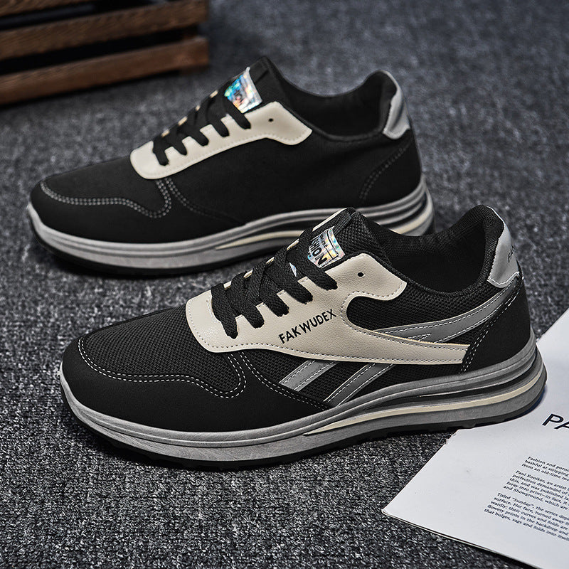 Damen Sportliche Sneaker mit atmungsaktiver Mesh-Oberfläche und gepolsterter Sohle R&B