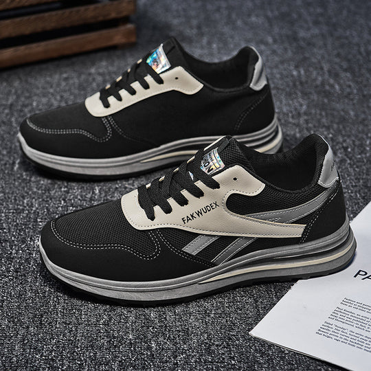 Damen Sportliche Sneaker mit atmungsaktiver Mesh-Oberfläche und gepolsterter Sohle R&B
