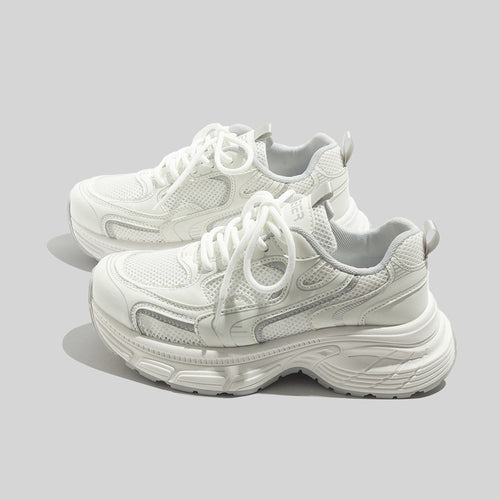 Damen Sportliche Sneakers mit atmungsaktiver Mesh-Oberfläche und gepolsterter Sohlenstruktur R&B