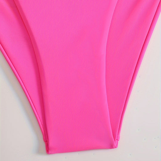 Damen Triangel-Bikini mit modischen Kettenakzenten R&B