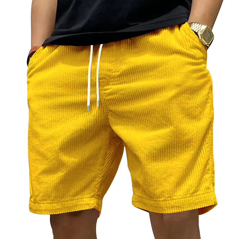 Herren modische Cordshorts R&B