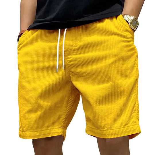 Herren modische Cordshorts R&B