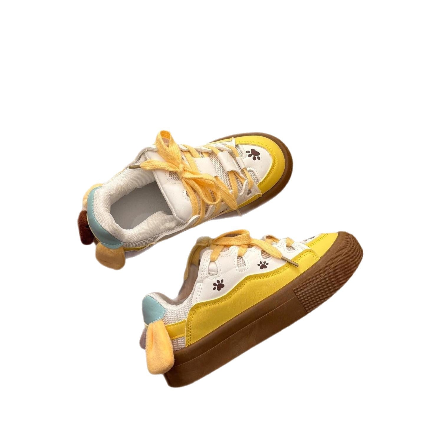 Damen verspielte Sneakers mit tierischen Akzenten