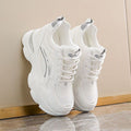 Damen atmungsaktive Komfort-Sneaker mit dämpfender Sohle R&B