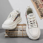 Damen Modische Sneakers mit einzigartigem Mustereinsatz R&B