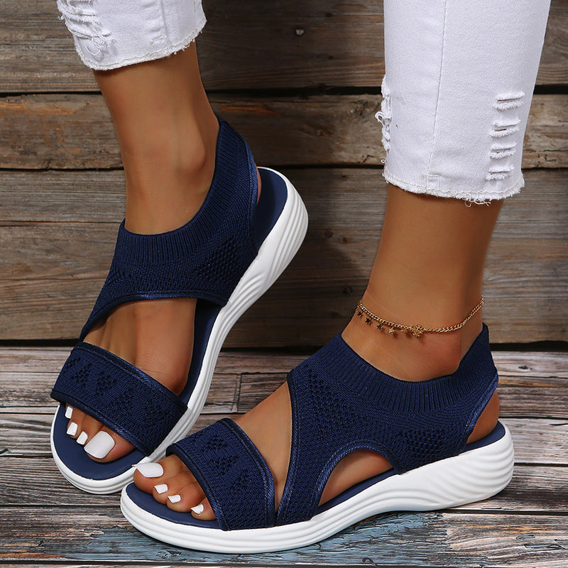 Damen Komfortable und atmungsaktive Riemen-Sandalen