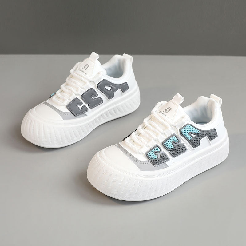 Damen modische Plateau Sneakers mit innovativem Design und stoßdämpfendem Profil R&B