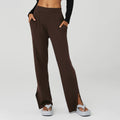 Damen Elegante und luftige Hosen mit seitlichen Schlitzen R&B