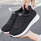 Damen Sportliche und atmungsaktive Fitness-Sneaker mit elastischem Obermaterial