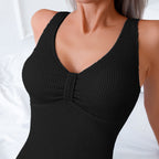 Damen Badeanzug mit strukturiertem Stoff R&B
