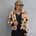 Damen Kuschelige Jacke im farbenfrohen Herzdesign R&B